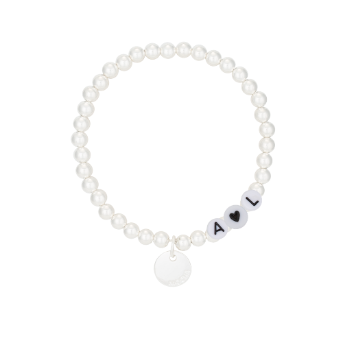 Mocha Name-It Customisable Bracelet 5mm - Silver - Customer&