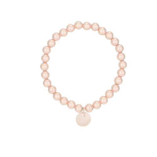 Mocha Name-It Customisable Bracelet 6mm - Rose Gold - Customer&