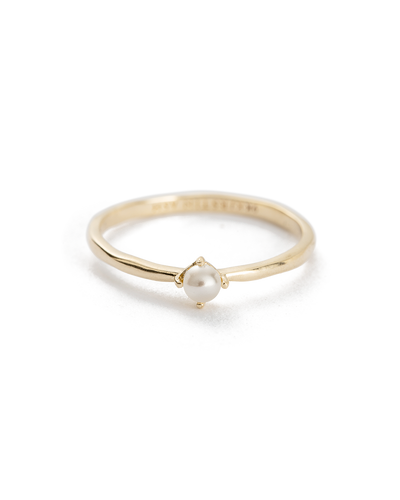 Kirstin Ash Moon Tide Pearl Ring w/ 9K Gold | Mocha Australia