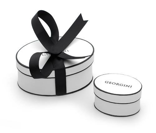 Georgini Round Earrings w/ Cubic Zirconia- Silver | Mocha Australia