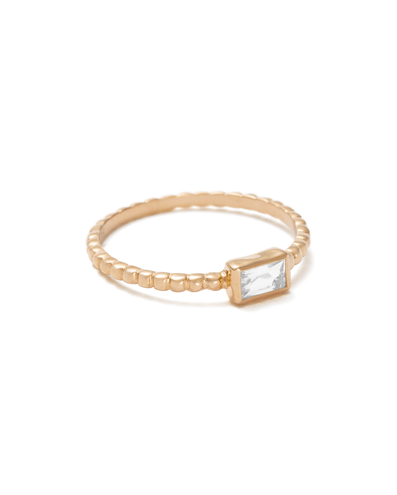 Kirstin Ash Sierra Ring- Gold | Mocha Australia