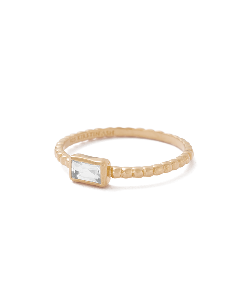 Kirstin Ash Sierra Ring- Gold | Mocha Australia